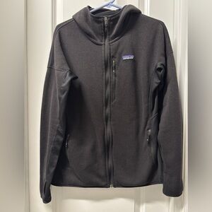 Patagonia Women’s Performance Better Sweater Hoody- Size Large BLACK